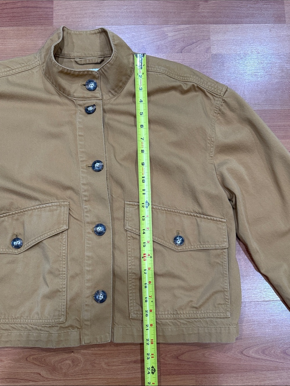 Madewell Cropped Utility Jacket - Caramel - Picture 6 of 8